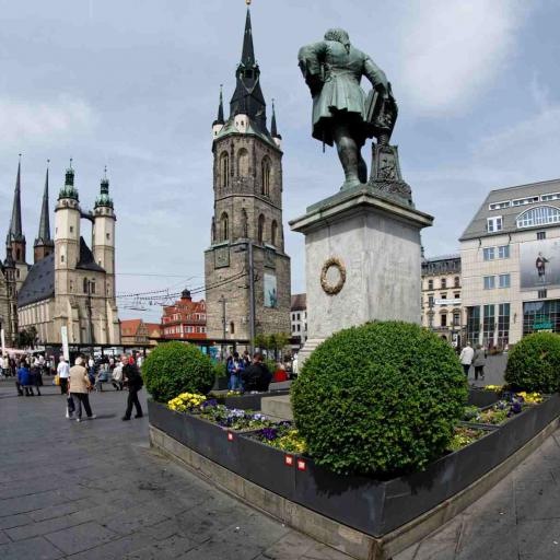 Halle Saale Marktplatz