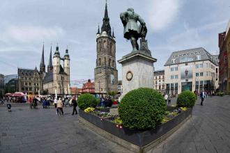 Halle Saale Marktplatz