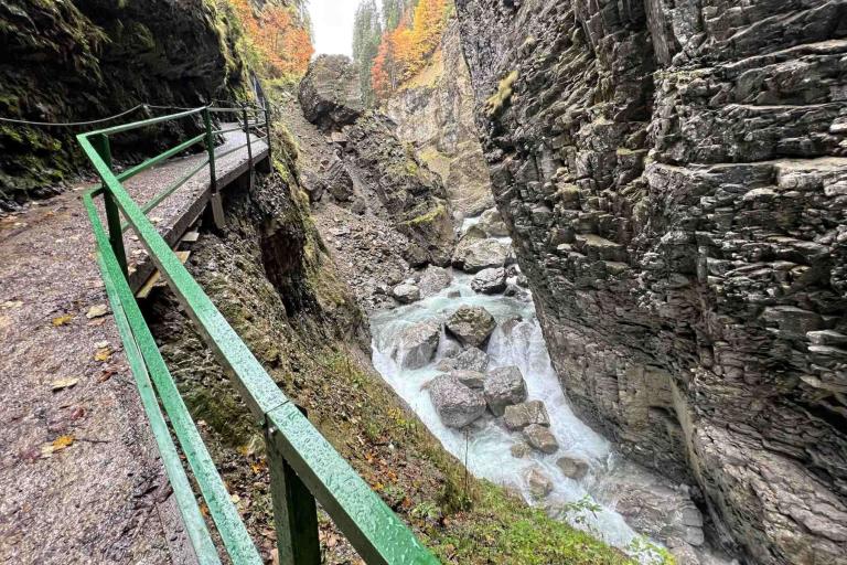 Wanderweg Breitachklamm Gesicherter Weg