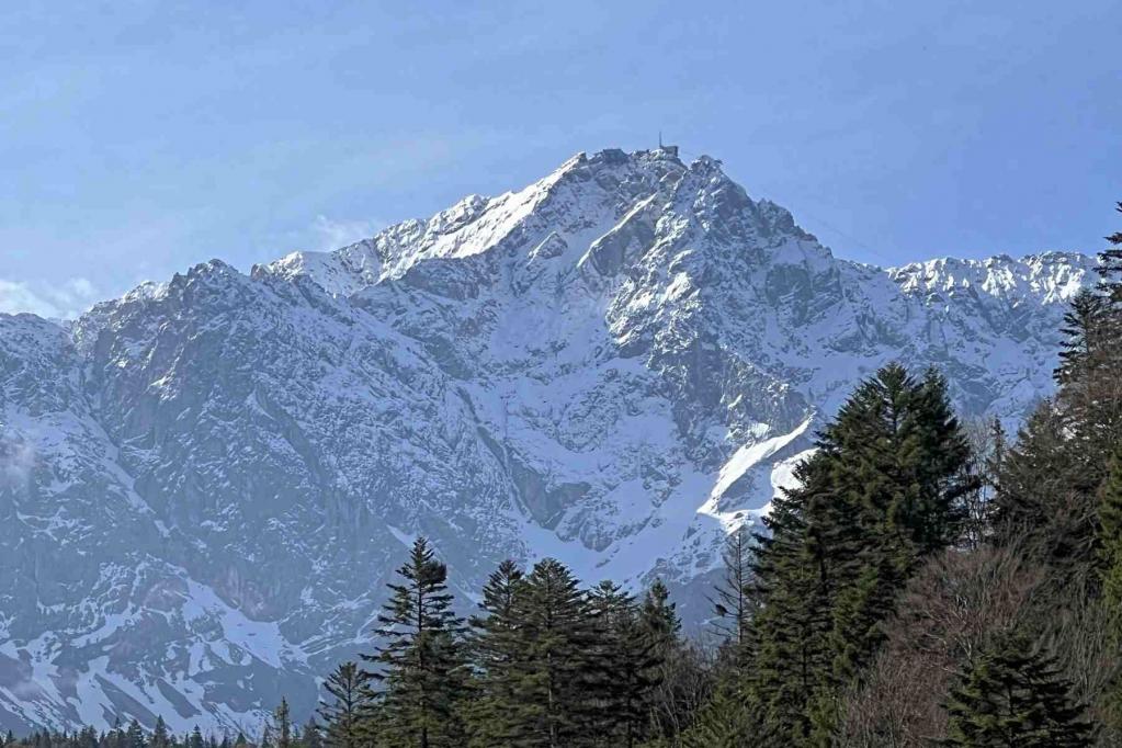 Griesen Blick zur Zugspitze