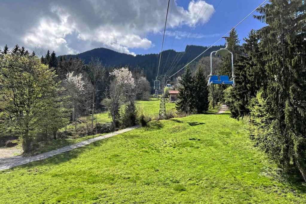 Hörnle Schwebebahn Bergfahrt