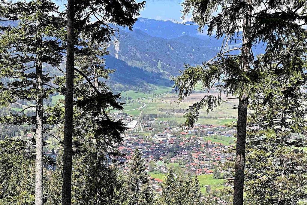 Blick auf Oberammergau