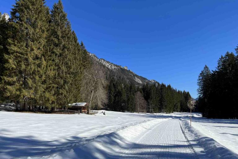 Winterwanderweg Linderhof Graswang Kohlbachweg