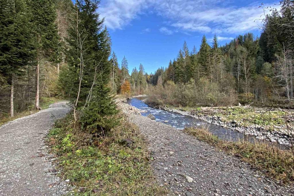 Wanderung Uferweg Breitach