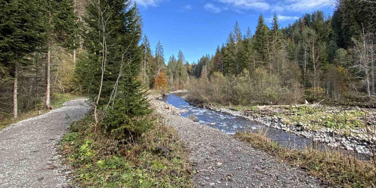 Wanderung Uferweg Breitach