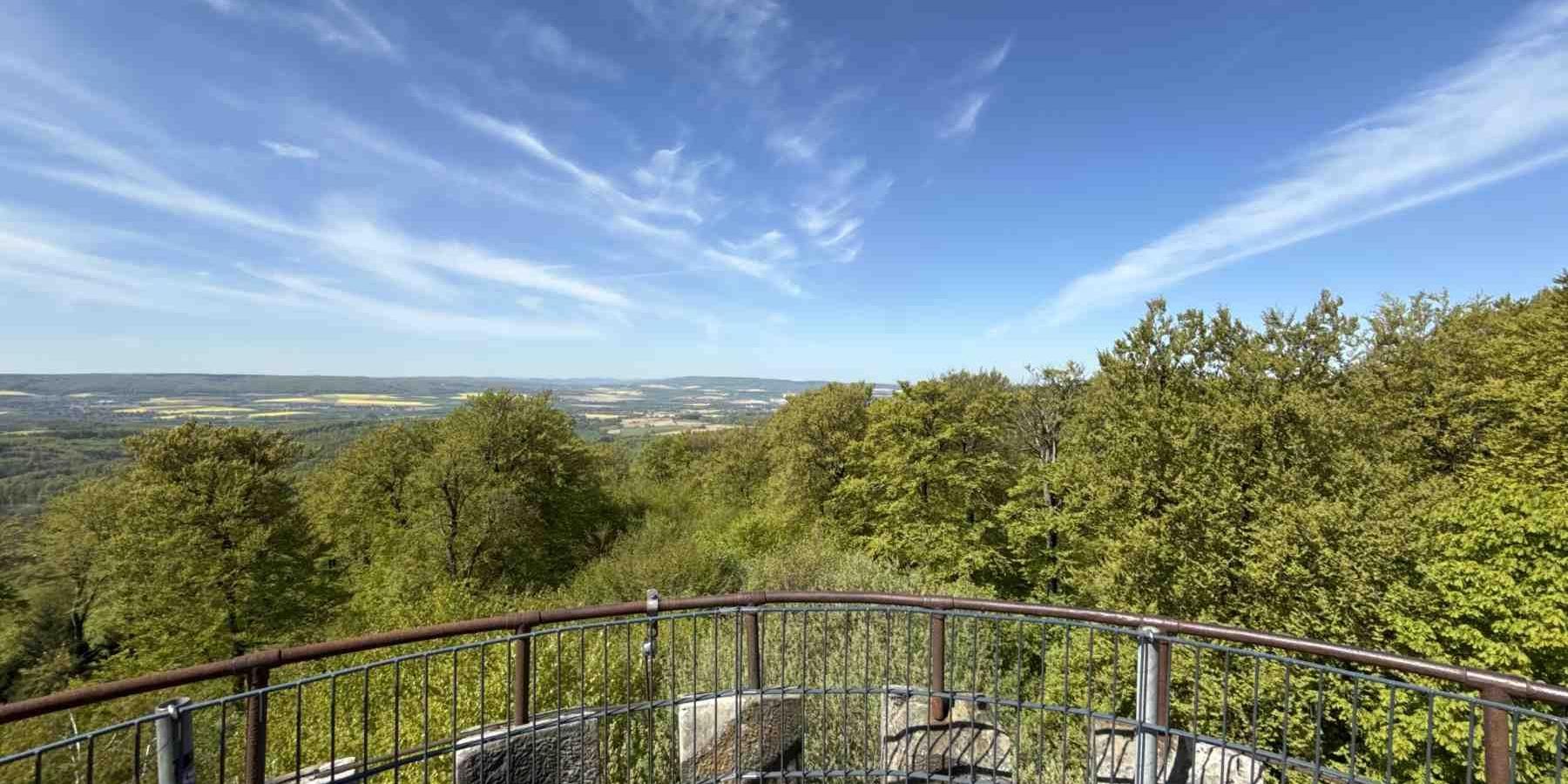 Deister Nordmannsturm Panorama
