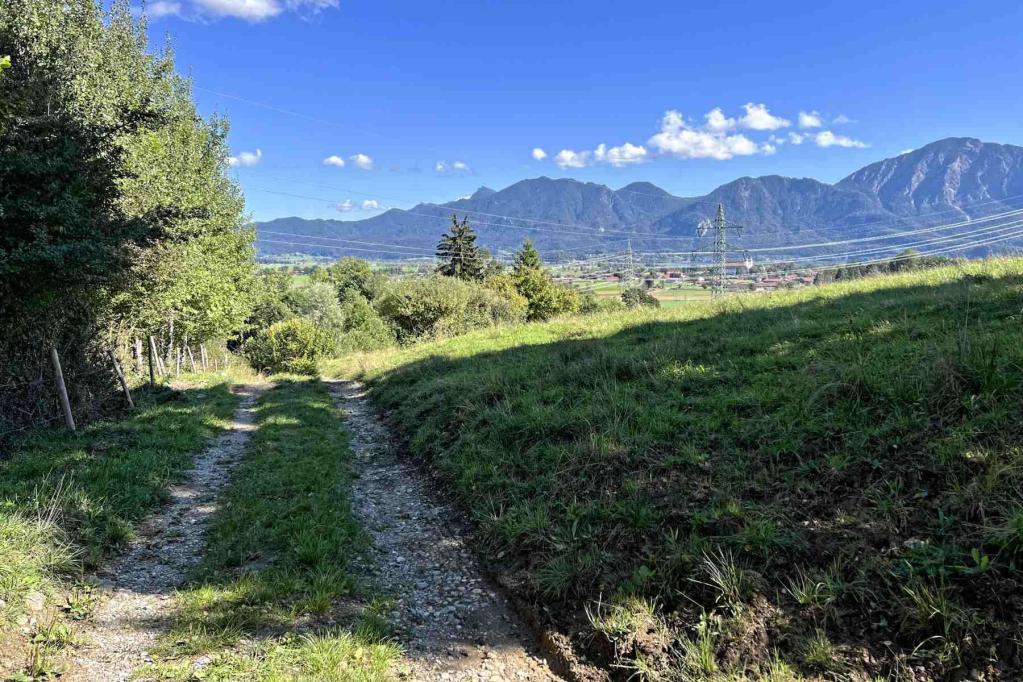 Wanderweg Schlehdorf Ausblick