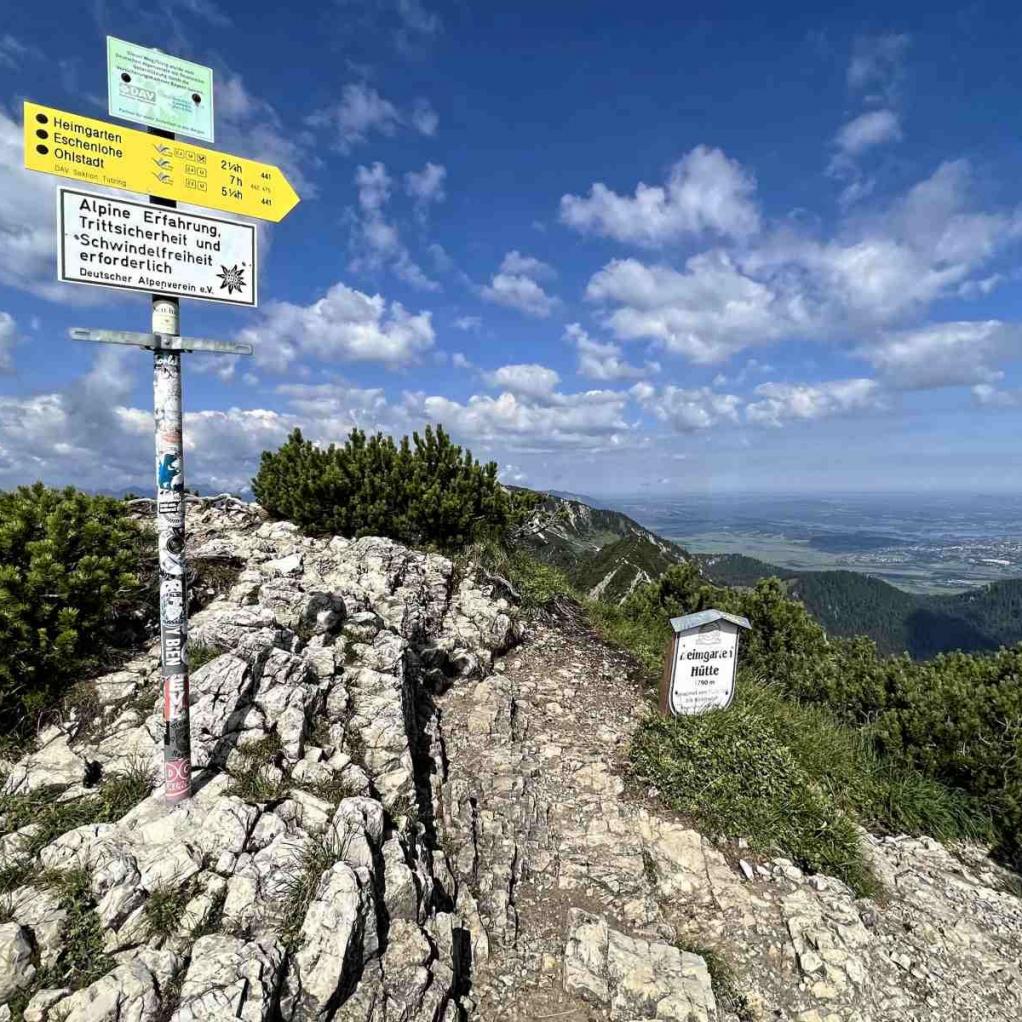 Herzogstand Einstieg Gratweg