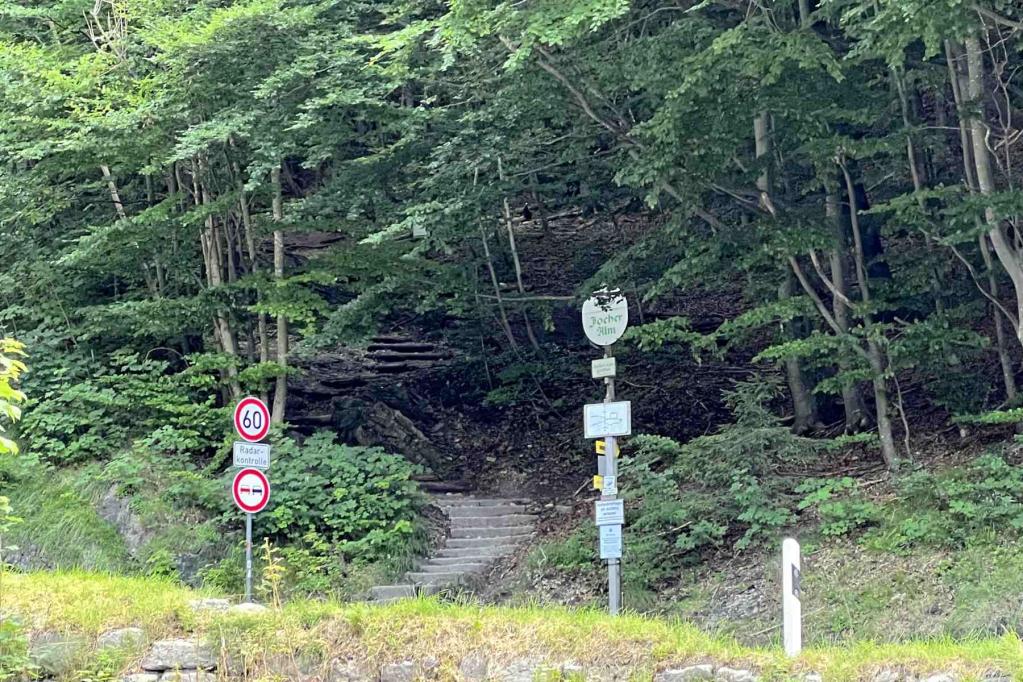 Einstieg Jochbergweg Urfeld