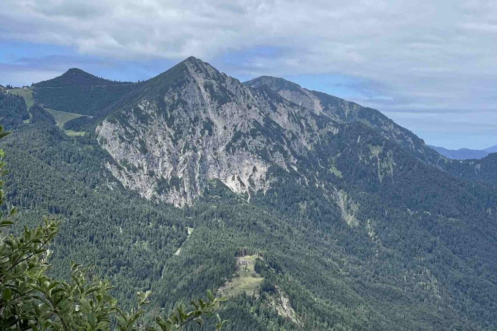 Jochbergsteig Blick Herzogstand Heimgarten