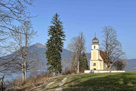 Walchensee Kirche St. Magareth