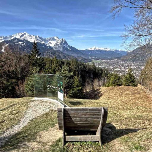 Steinbichl Aussicht Zugspitze