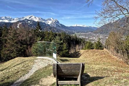 Steinbichl Aussicht Zugspitze