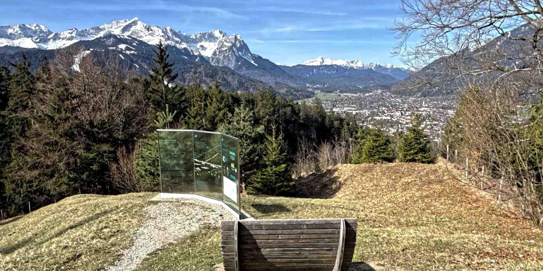 Steinbichl Aussicht Zugspitze