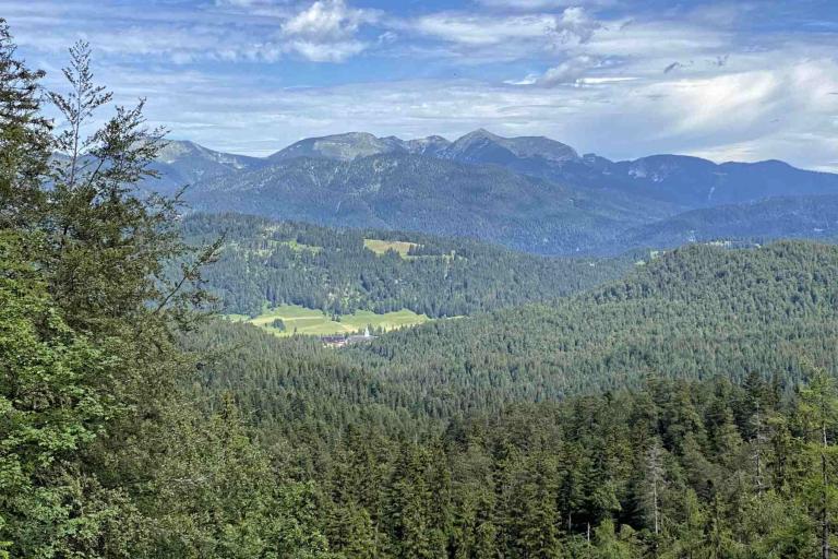 Mittenwald Blick Ellmau Estergebirge