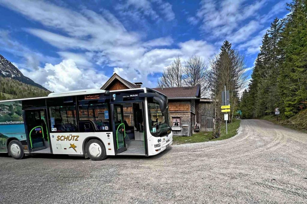 Mittenwald Ferchensee Bushaltestelle