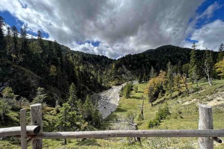 Finzbachtal Aussicht Finzalm
