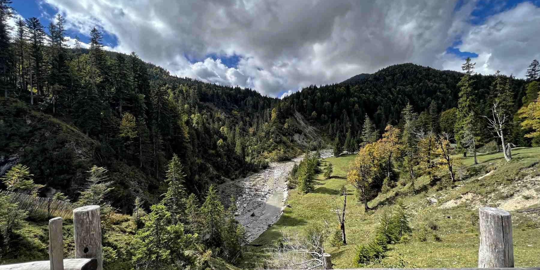 Finzbachtal Aussicht Finzalm