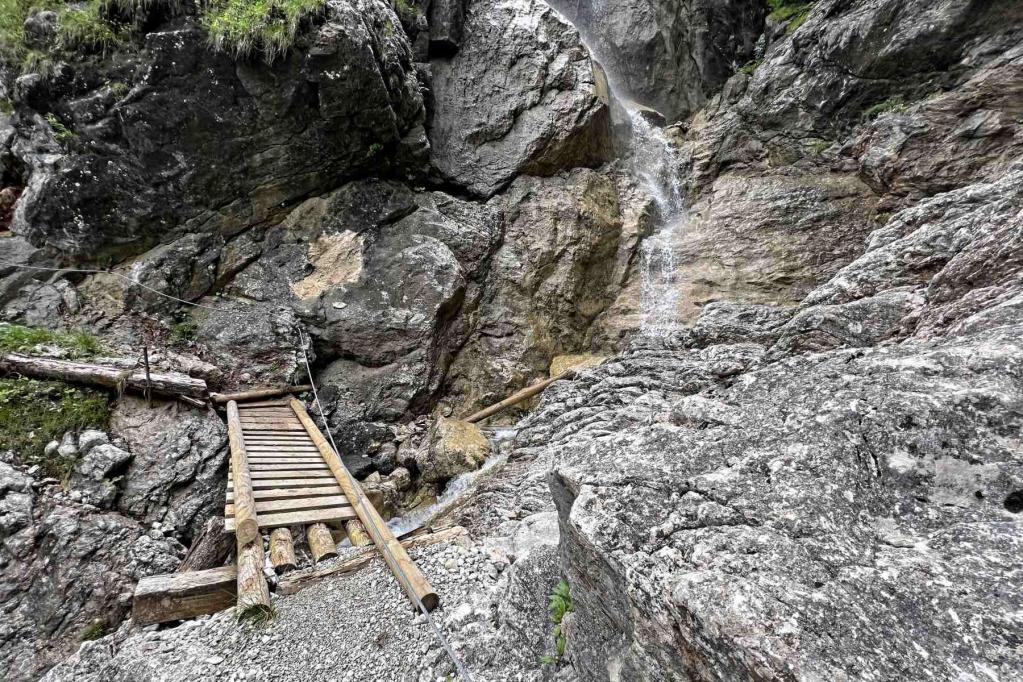 Jägersteig Wasserfall Brücke