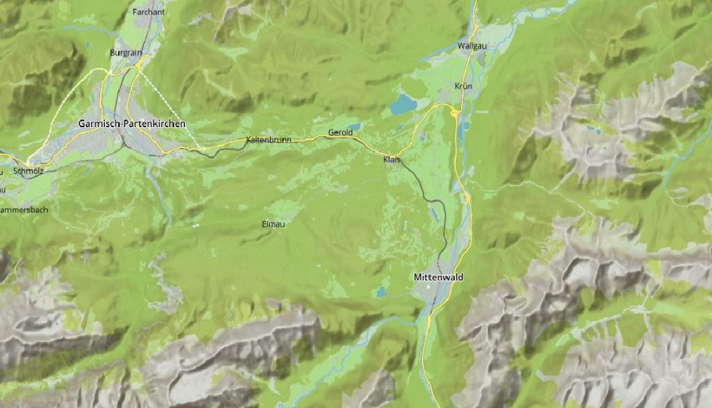 Karte Alpenwelt Karwendel