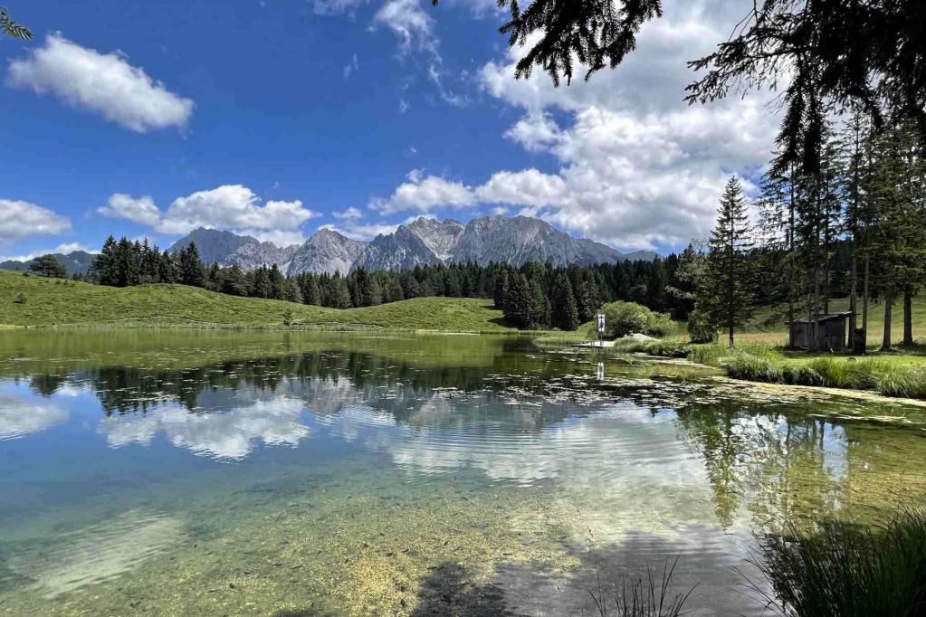 Mittenwald Wildensee Karwendelblick