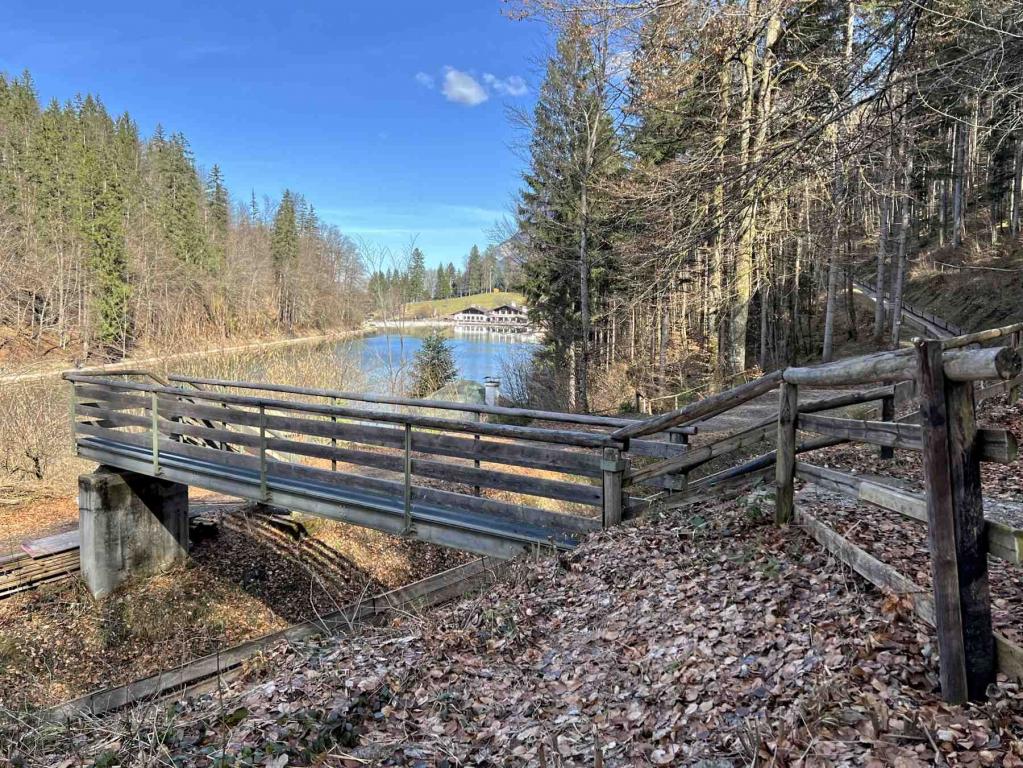 Rießersee Bobbahn Ziel