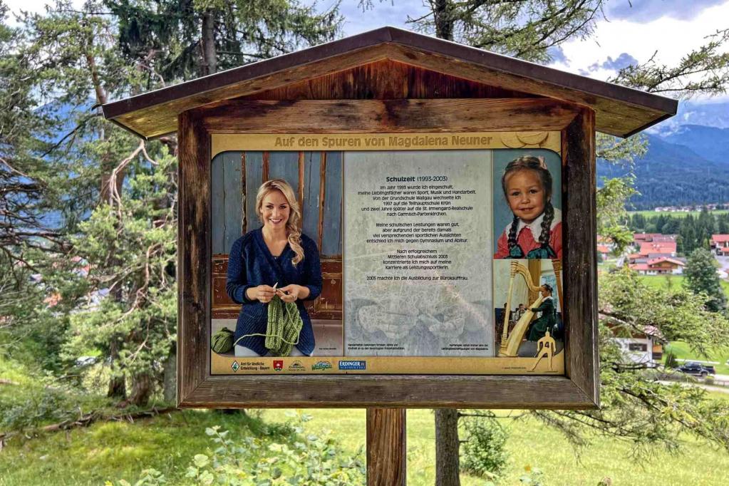 Schautafel Magdalena-Neuner-Panoramaweg