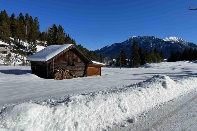 Winterwanderung Klais Am Quicken