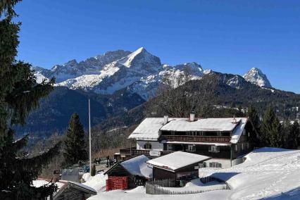 GAP Gasthof Eckbauer Winter Alpspitze