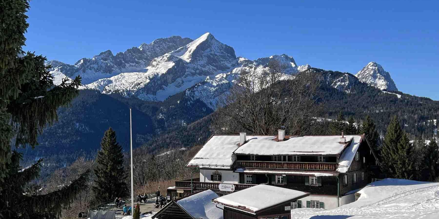 GAP Gasthof Eckbauer Winter Alpspitze