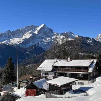 GAP Gasthof Eckbauer Winter Alpspitze