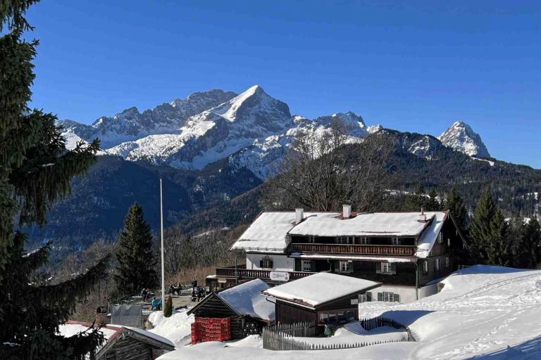 GAP Gasthof Eckbauer Winter Alpspitze