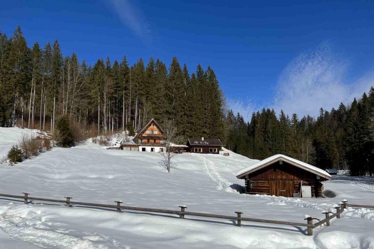 Winterwanderung Abstieg Elmau
