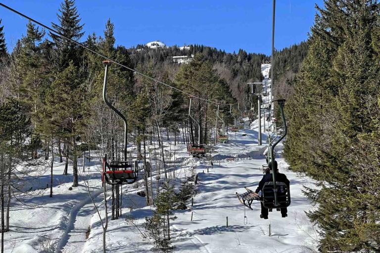 Mittenwald Bergfahrt Kranzbergsesselbahn