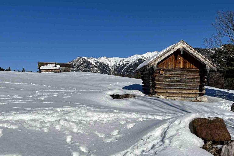 Mittenwald Steingarten Winterlandschaft