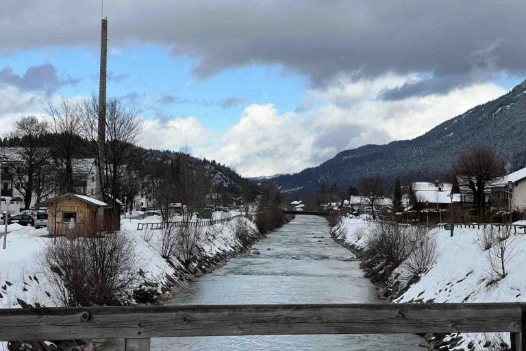 Winterwanderung Mittenwald Isar