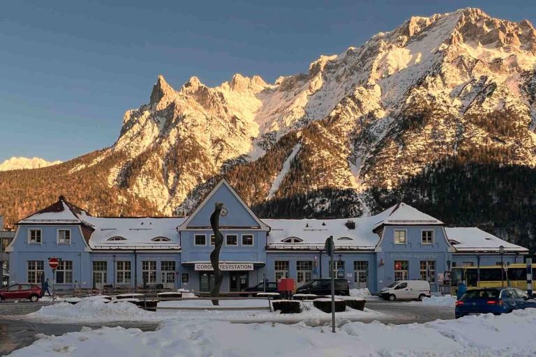 Bahnhof Mittenwald Winter