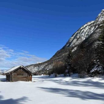 Mittenwald Winterwanderung Hoffeld Karwendel