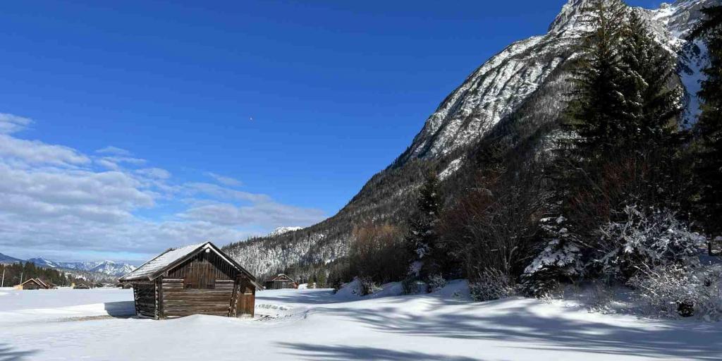 Mittenwald Winterwanderung Hoffeld Karwendel